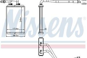 Радиатор отопления CITROEN JUMPY / PEUGEOT EXPERT / PEUGEOT 807 (EB_) 2002-2016 г.