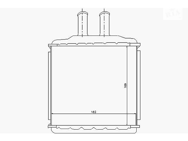 Радиатор отопления DAEWOO GENTRA / CHEVROLET NUBIRA 1999-2013 г.