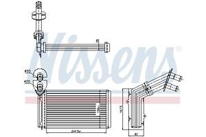 Радиатор отопления FORD GALAXY (WGR) / FORD GALAXY MK (WGR) 1995-2010 г.