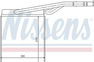 Радиатор отопления FORD TOURNEO CONNECT / FORD FOCUS (DAW, DBW) 1998-2013 г.