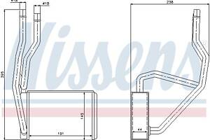 Радиатор отопления MAZDA 2 (DY) / FORD FUSION (JU_) 2001-2014 г.