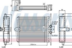 Радиатор отопления MERCEDES-BENZ S-CLASS (C140) 1991-1999 г.