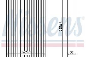 Радиатор отопления OPEL VIVARO A (X83) / RENAULT TRAFIC (EL) 2001-2014 г.