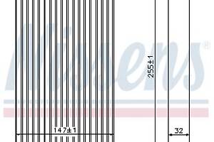 Радиатор отопления OPEL VIVARO A (X83) / RENAULT TRAFIC (EL) 2001-2014 г.