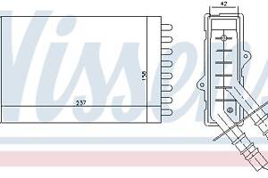 Радиатор отопления RENAULT THALIA (LB_) / RENAULT CLIO (BB_, CB_) 1998-2016 г.