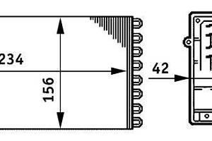 Радиатор отопления VW GOLF (1J5) / AUDI TT (8N9) / AUDI A3 (8L1) 1996-2013 г.