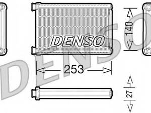 Радиатор отопления DENSO DRR05005 на BMW 1 (E81)