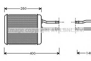Радиатор печки для моделей: ALFA ROMEO (156, 156,147,GT)
