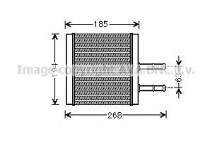 Радиатор печки для моделей: CHEVROLET (KALOS, KALOS,AVEO,AVEO,AVEO), DAEWOO (KALOS,KALOS)