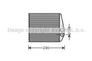 Радиатор печки для моделей: CHEVROLET (VECTRA), OPEL (VECTRA,VECTRA,SIGNUM,VECTRA), SAAB (9-3,9-3,9-3,9-3X), VAUXHALL