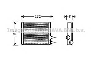 Радиатор печки  для моделей: CITROËN (C3, DS3)