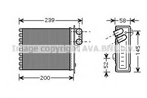 Радиатор печки для моделей: DACIA (LOGAN, LOGAN,SANDERO,LOGAN,LOGAN,DUSTER), RENAULT (LOGAN,LOGAN,SANDERO-STEPWAY,DUSTE