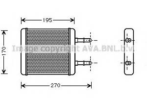 Радиатор печки для моделей: HYUNDAI (ACCENT, LANTRA,LANTRA,COUPE,LANTRA,ACCENT,ACCENT,GETZ,ACCENT)