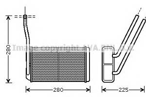 Радиатор печки  для моделей: LAND ROVER (FREELANDER)