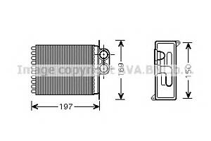 Радиатор печки для моделей: MERCEDES-BENZ (SPRINTER, SPRINTER,SPRINTER,SPRINTER,SPRINTER,SPRINTER,SPRINTER,SPRINTER,SPR