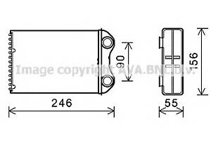 Радиатор печки для моделей: MINI (COOPER, CABRIO)