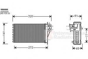 Радиатор печки  для моделей: PEUGEOT (206, 206,206,206,206+,206)