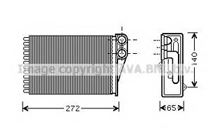 Радиатор печки для моделей: PEUGEOT (207, 207,207,207,207)