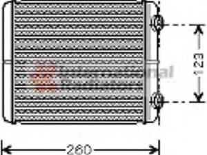 Радиатор печки для моделей: RENAULT (LAGUNA, LAGUNA,VEL)