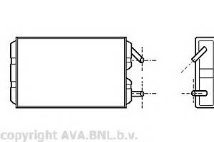 Радиатор печки  для моделей: VOLVO (940, 940,940,960,960,960,960,740,760,760,740,940)