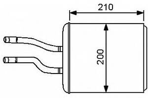 Радиатор печки для моделей: ALFA ROMEO (156, 156,147,GT)