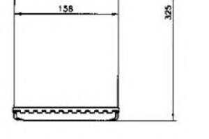 Радиатор печки для моделей: ALFA ROMEO (166), LANCIA (KAPPA,KAPPA,KAPPA)