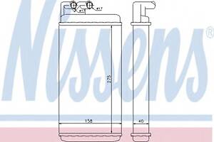 Радиатор печки для моделей: AUDI (100, 100,100,100,100,100,200,200,A6,V8,200,A6)