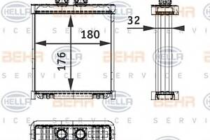 Радиатор печки для моделей: AUDI (A2)