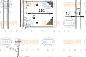 Радиатор печки для моделей: AUDI (A2)