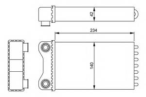 Радиатор печки  для моделей: AUDI (A4, A4,A4,A4,A4), SEAT (EXEO,EXEO)