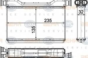 Радиатор печки для моделей: BMW (7-Series, 5-Series,5-Series,5-Series)