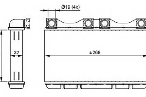 Радиатор печки для моделей: BMW (7-Series)