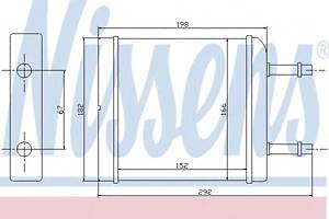 Радиатор печки  для моделей: CHEVROLET (MATIZ),  DAEWOO (MATIZ)