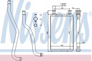 Радиатор печки  для моделей: CHRYSLER (300-C, 300-C,300-C), DODGE (CHARGER,CHARGER,CHALLENGER)