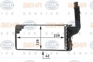 Радиатор печки для моделей: CITROËN (AX, SAXO), PEUGEOT (106,106)