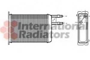 Радиатор печки  для моделей: CITROËN (JUMPER, JUMPER,JUMPER), FIAT (DUCATO,DUCATO,DUCATO), PEUGEOT (BOXER,BOXER,BOXER)
