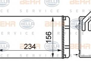 Радиатор печки для моделей: CITROËN (XANTIA, ZX,XANTIA,BERLINGO,BERLINGO,XSARA,XSARA,XSARA,ZX), PEUGEOT (306,306,306,PA