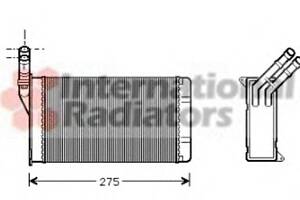 Радиатор печки для моделей: CITROËN (XANTIA, ZX,XANTIA,XSARA,XSARA,XANTIA,XSARA,ZX)