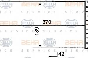 Радіатор пічки для моделей: DAF (65,75,85, XF, CF, CF, CF, XF)