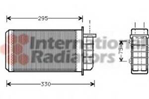 Радиатор печки для моделей: FIAT (BRAVA, BRAVO,MAREA,MAREA,COUPE)