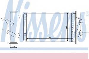 Радиатор печки для моделей: FIAT (CINQUECENTO)