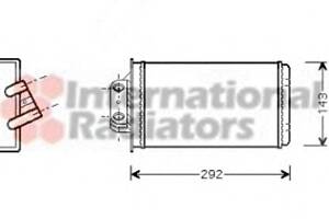 Радиатор печки для моделей: FIAT (PALIO, PALIO,STRADA)