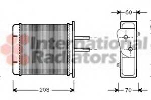 Радіатор печі для моделей: FIAT (PUNTO, PUNTO, BARCHETTA, PUNTO), LANCIA (KAPPA)