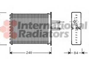 Радиатор печки для моделей: FIAT (PUNTO, PUNTO,BARCHETTA,PUNTO)