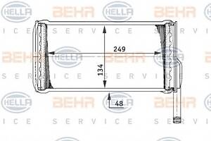 Радиатор печки для моделей: FORD (ESCORT, ESCORT,ESCORT,ESCORT,ESCORT,ORION,ORION,ESCORT,ESCORT,ESCORT)