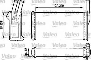 Радиатор печки для моделей: FORD (ESCORT, ESCORT,ESCORT,ESCORT,ESCORT,ORION,ORION,FIESTA,GRANADA,GRANADA,ESCORT,ESCORT)