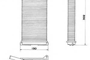 Радиатор печки для моделей: FORD (GRANADA, ESCORT,ESCORT,ESCORT,ESCORT,ESCORT,ORION,ORION,GRANADA,GRANADA,ESCORT,ESCORT