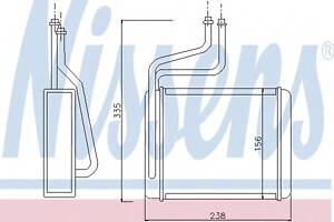 Радиатор печки для моделей: FORD (MONDEO, MONDEO,MONDEO,MONDEO,MONDEO,MONDEO,COUGAR,MONDEO,MONDEO,MONDEO), JAGUAR (X-TY