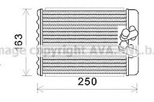 Радиатор печки для моделей: HYUNDAI (H-1, H-1,H-1,H-1,H-1)