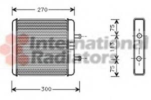 Радиатор печки для моделей: IVECO (DAILY, DAILY)